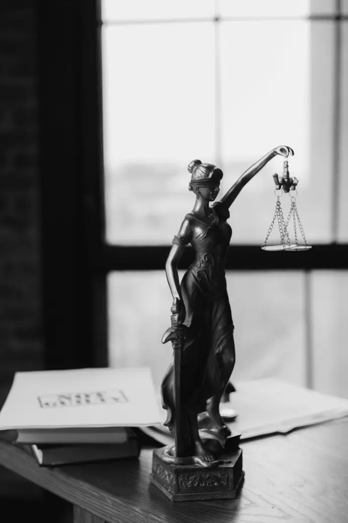 Photo of a lady justice